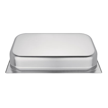 Stainless Steel GN 1/1 Pan with Handles 10cm Depth | Vogue 5