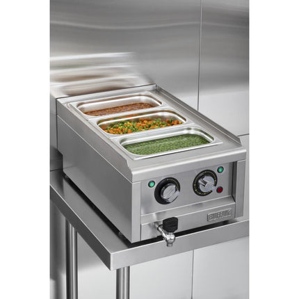 Countertop Bain Marie | Buffalo 600 Series | 1/1 GN Stainless Steel 8