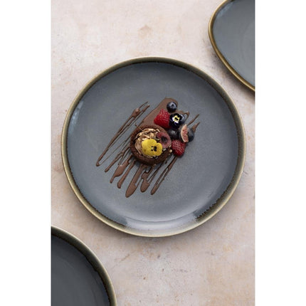 Ceramic Kiln Ocean Blue Round Plates 28cm | Olympia 8