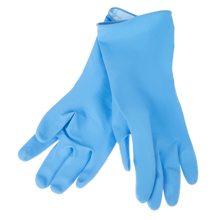 Household Latex Gloves Blue L | Jantex 3