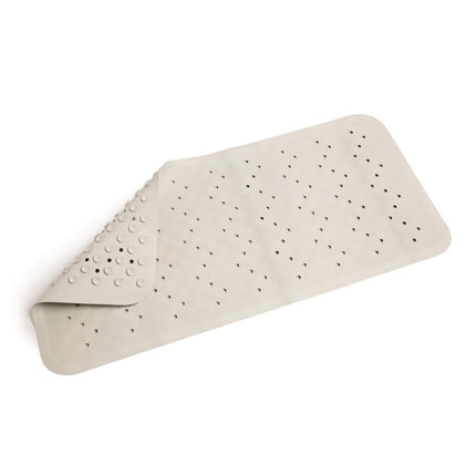 Anti-Slip Bath Mat with Suction Cups | Mitre Essentials | 74x34cm | White 2