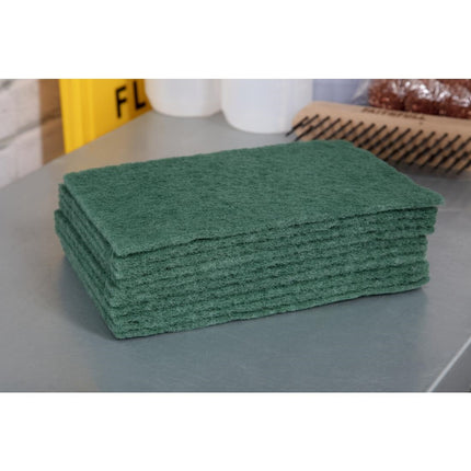 Jantex Green Scrubbing Pads | Pack of 10 2