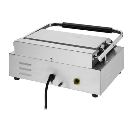 Bistro Large Ribbed Contact Grill | Buffalo 7