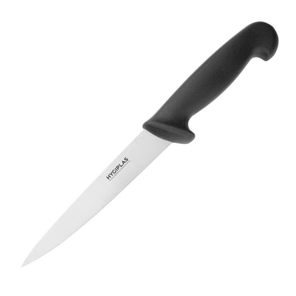 Fillet Knife 15cm Black Handle | Hygiplas