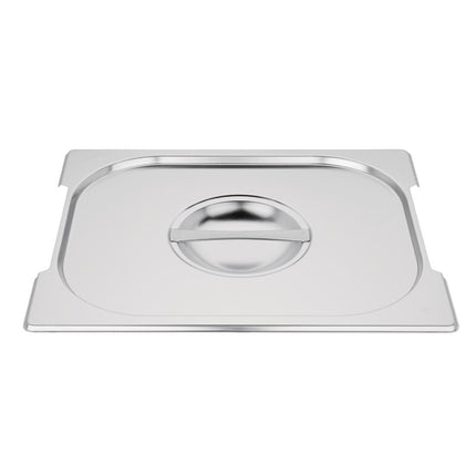 Stainless Steel Lid for GN 1/2 Pan with Handle Open Sides | Vogue