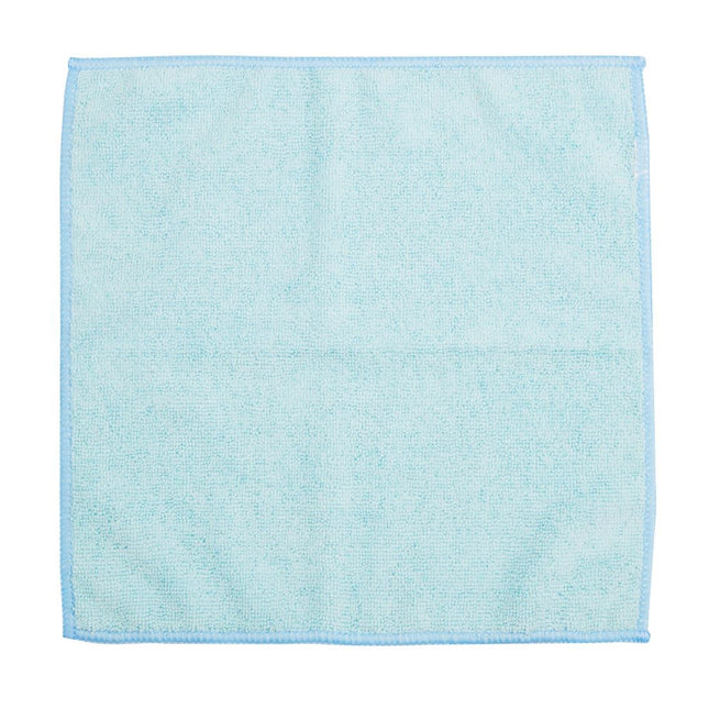 Microfiber Cleaning Cloths Blue | Jantex | 40x40 cm