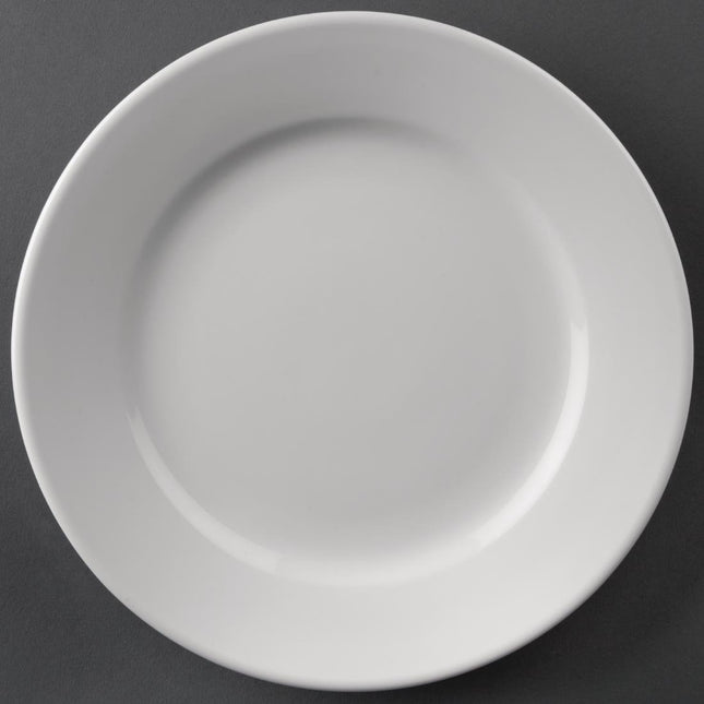 Dinner Plates with Wide Rim | Olympia Athena | 20.2 cm