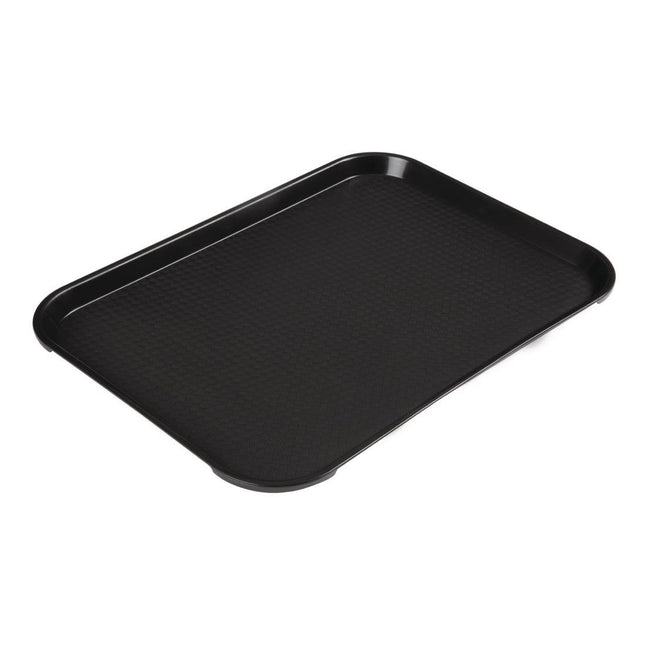 Polypropylene Fast Food Tray Black 41cm | Cambro