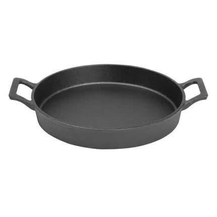 Round Cast Iron Serving Dish with Handles | Olympia | 200mm