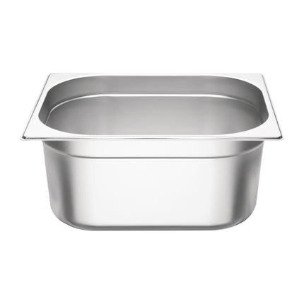 Stainless Steel Gastronorm Pan Set with Lids 2x 1/2 | Vogue 6