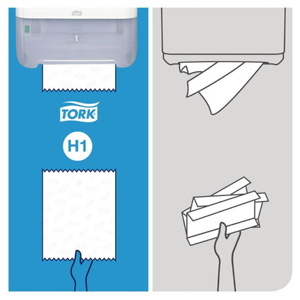 White Hand Towel Roll Dispenser | Tork Matic 6
