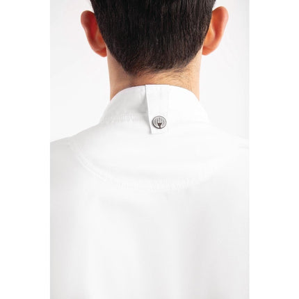 Unisex Long Sleeve Chef Jacket with Zipper White XS | Chef Works Urban Hartford 4