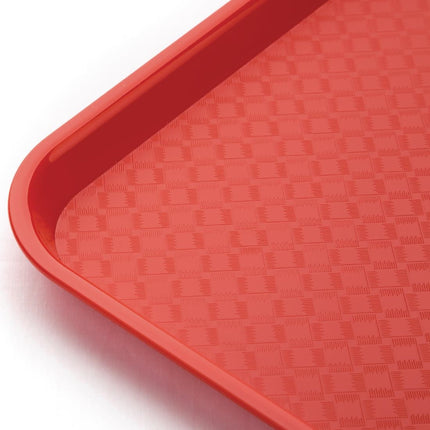 Polypropylene Serving Tray with Anti-Slip Texture | Olympia Kristallon | 30.5 x 41.5 cm | Red 2