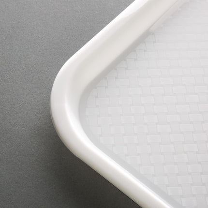 Polypropylene Non-Slip Tray White 34.5x26.5cm | Olympia Kristallon 3