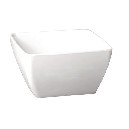 Square Melamine Bowl White 12.5x12.5cm | APS Pure