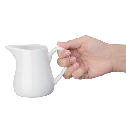 Whiteware Milk Jugs with Handle 21.2cl | Olympia | 6 Pieces 3