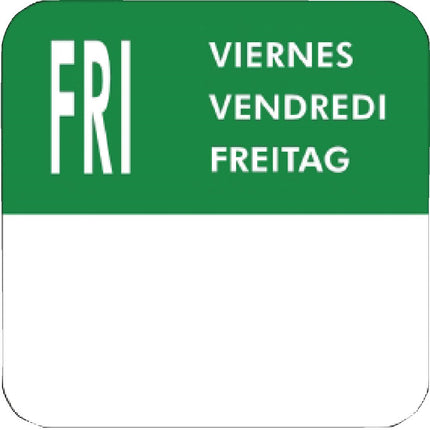 Removable Day Stickers Week Set | Vogue | HACCP Compliant | 7000 Stickers 6