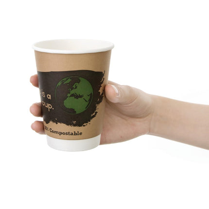 Compostable Double Wall Coffee Cups | Fiesta | 35.5cl 4