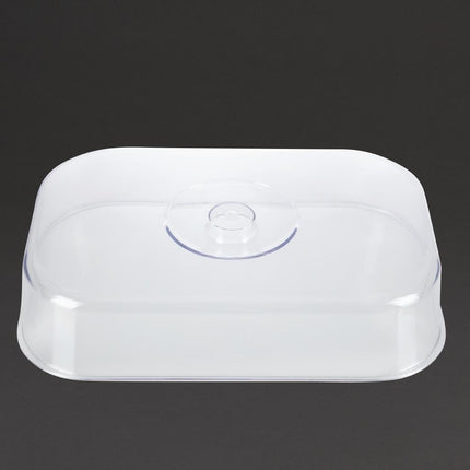 Rectangular High-Gloss Stainless Steel Serving Tray with Lid | APS 5