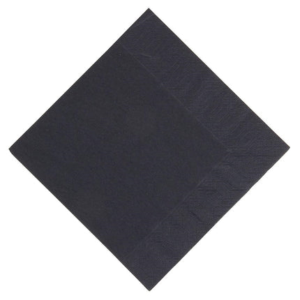 Compostable Lunch Napkins Black 33cm | Duni | 1000 Pieces