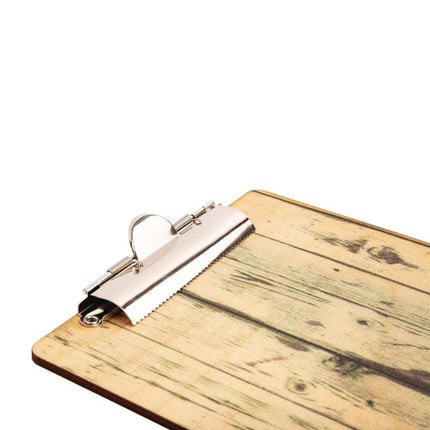 A5 Wood-Effect Menu Clipboard | Olympia 5