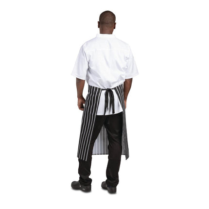 Striped Durable Apron | Whites Standard | Black and White 4