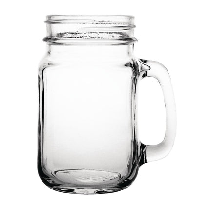 Mason Jar Drinking Glasses 450ml | Olympia | 12 Pieces
