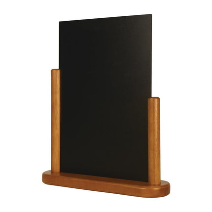 Teak Wooden Table Chalkboard 32x27cm | Securit 2