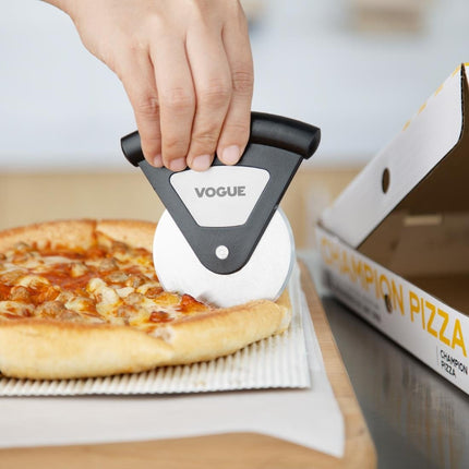 Stainless Steel Pizza Cutter with Black Handle | Vogue 6