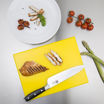HDPE Cutting Board Yellow 300x225x12mm | Hygiplas 3