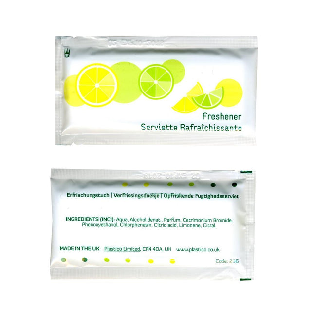 eGreen Lemon-Scented Wet Wipes 2