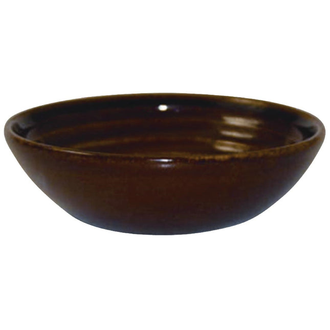 Cinnamon Ripple Dip Bowl 142ml | Churchill Bit on the Side | Set of 12