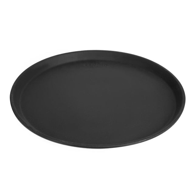 Round Black Anti-Slip Fiberglass Serving Tray 35.5cm | Cambro Camtread 2