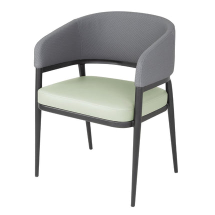 Padded Indoor Dining Chairs | Bolero Meridian Pistachio Grey