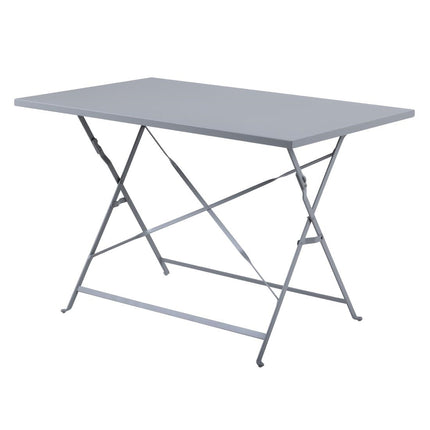 Folding Table 1100mm x 700mm Grey | Bolero Pavement Style