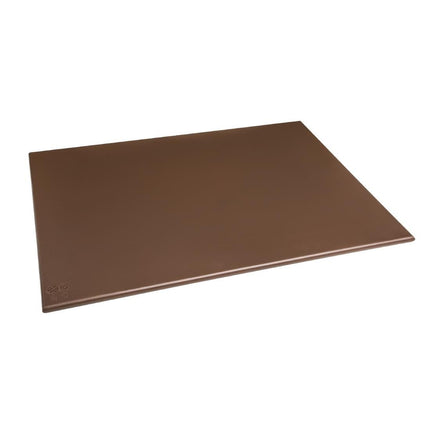 HDPE Cutting Board Brown | Hygiplas | 600x450x12mm