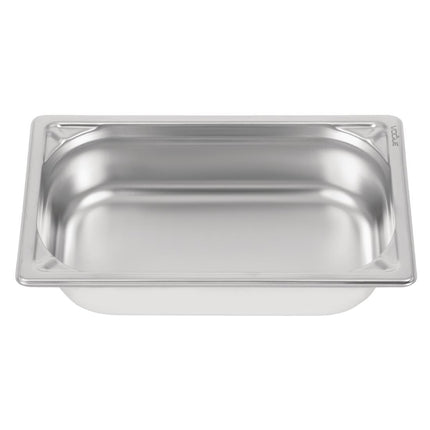 Stainless Steel GN 1/4 Container 65mm Depth | Vogue 3