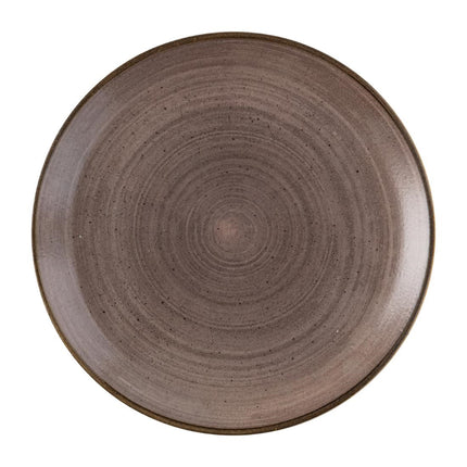 Coupe Plate Brown Raw Evolve Stonecast | Churchill | 286mm