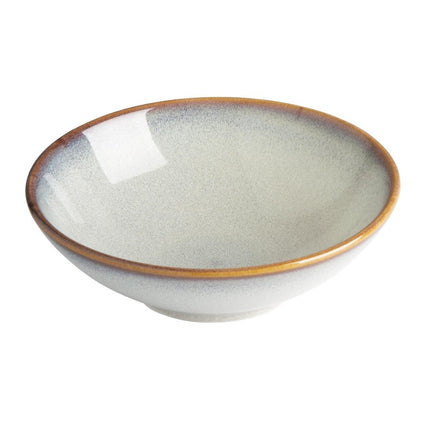Grey Plain Coupe Bowls 155mm | Olympia Drift | Porcelain