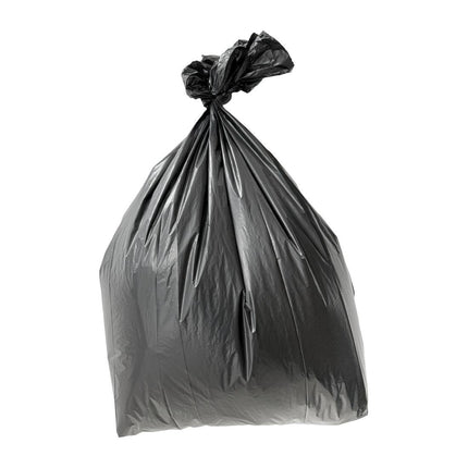 Medium-Duty Black Garbage Bags 70L | Jantex | 200 Pack