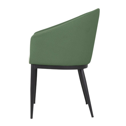 Padded Indoor Dining Chairs | Bolero Sloane Green Forest Mix 4