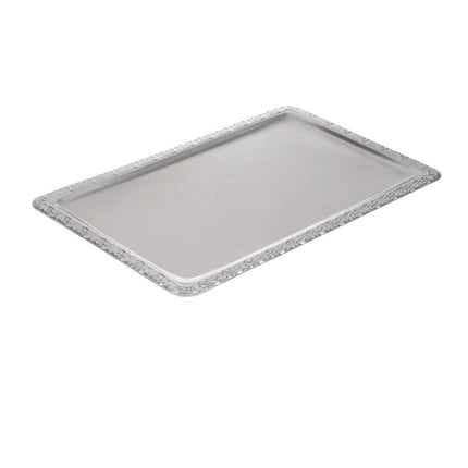 Stainless Steel Serving Platter with Decorative Edge GN 1/1 | APS 2