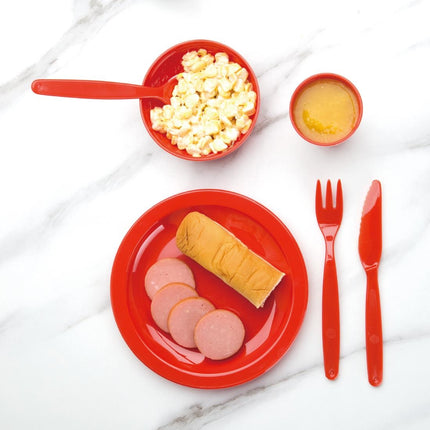 Polycarbonate Stackable Cups Red 142ml | Olympia Kristallon | 12 Pieces 4