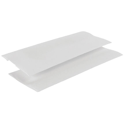Jantex 2-Ply White C-Fold Hand Towels 160 Sheets 8