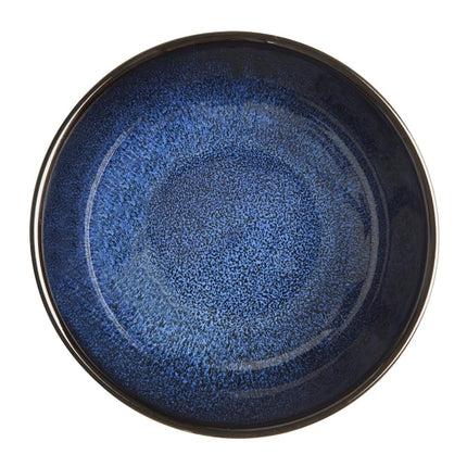 Midnight Blue Reactive Glaze Coupe Bowls 160mm | Olympia Luna | Earthenware 6