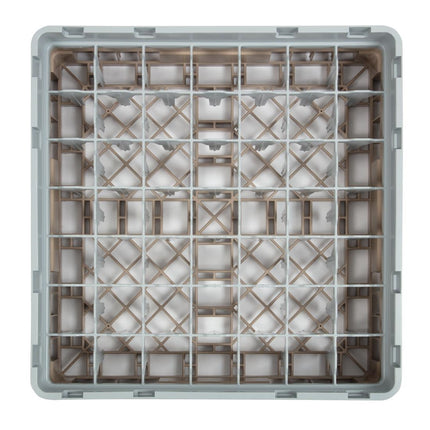 Dishwasher Rack with 49 Compartments, Max Glass Height 9.2cm | Cambro Camrack 4