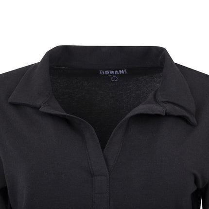 Women's V-Neck T-Shirt | Uniform Works | Black | XS 7