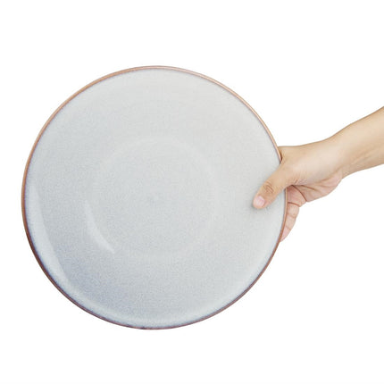 Grey Plain Coupe Plates 280mm | Olympia Drift | Porcelain 5