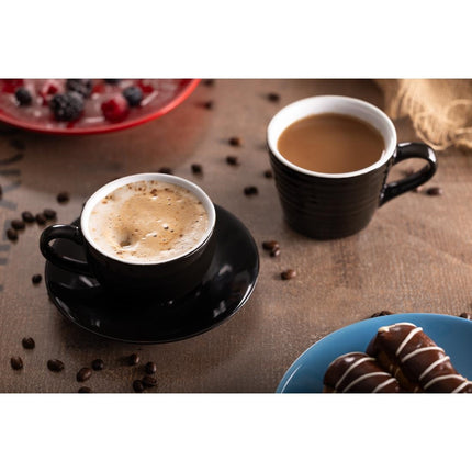 Olympia Cafe Aroma Black Mug 230ml - 6 Pieces 6