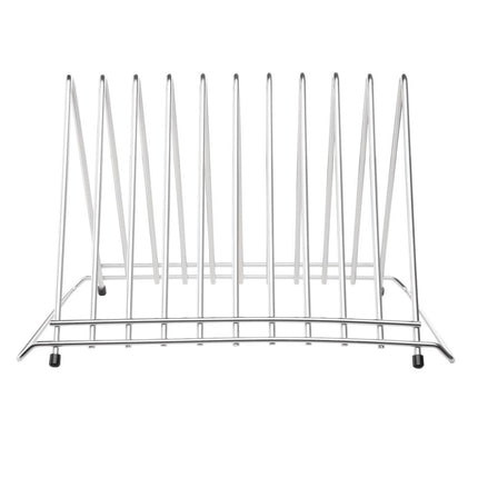 Heavy-Duty Cutting Board Holder with 10 Slots | Hygiplas 3